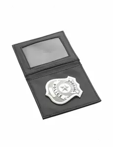 Politie portefeuille met penning
