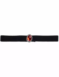 Ras de cou diamant rouge adulte Halloween