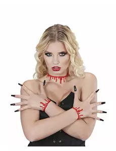 Ras de cou sanglant adulte Halloween