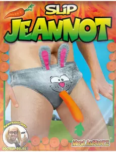 Slip humoristique tête de lapin