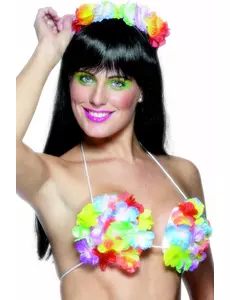 Soutien-gorge coquillage fleur femme