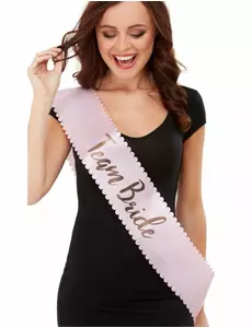 Écharpe rose Team Bride EVJF adulte