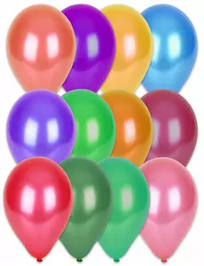 100 metallic ballonnen 29 cm