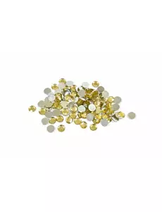 100 Petits confettis de table ronds dorés 0,6 cm
