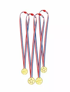 4 Mini médailles tricolores
