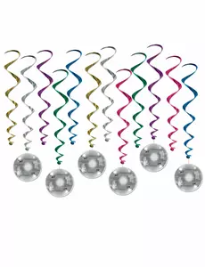 6 discoballen hangdecoraties