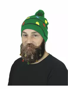 9 Clips pour barbe ou cheveux boules de Noël