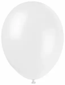 12 Ballons blancs 28 cm