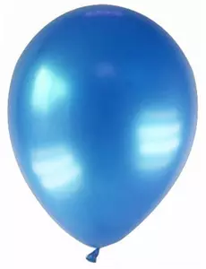 12 gemetalliseerde donkerblauwe ballonnen