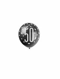 Ballons gris 50 ans