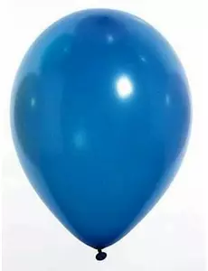 100 Ballons bleus métallisés 29 cm