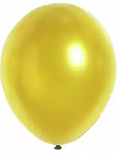 Goudkleurige metallieken ballonnen van 29 cm.