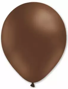 100 Ballons marrons 27 cm