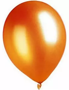 Oranje metallic ballonnen van 29 cm