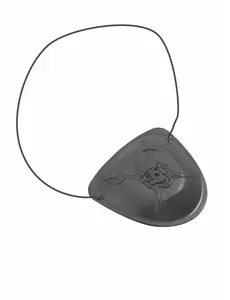 Cache œil pirate noir adulte 7x5cm