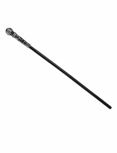 Zilverkleurige scepter stok