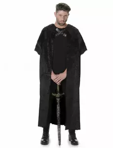 Cape avec fourrure homme