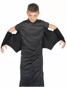 Cape vampire chauve-souris noir enfant Halloween