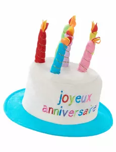 Chapeau joyeux anniversaire adulte