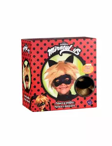 Perruque et masque enfant Miraculous Ladybug et Chat Noir