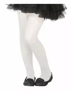 Collants opaques blancs pour enfant