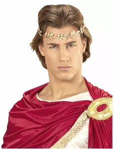 Goudkleurige Romeinse laurierkrans voor volwassenen