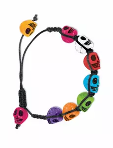 Veelkleurige Dia de los Muertos armband