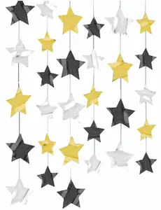 6 Décorations à suspendre étoiles
