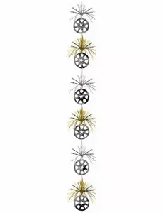 Zilver- en goudkleurige hang decoratie