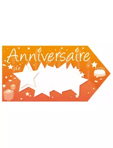 Flèche Signalétique Anniversaire