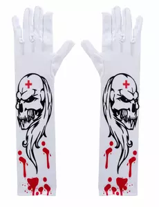 Gants zombie ensanglantés adulte
