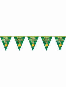 Guirlande fanions Happy St Patrick's Day 3.6m