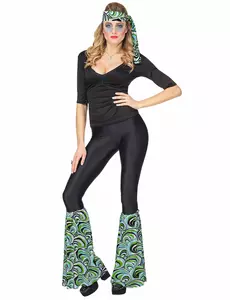 Kit bandeau et jambières années 70 waves