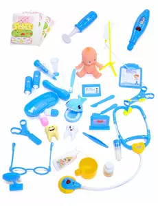 Kit d'accessoires de docteur bleu 39 pièces