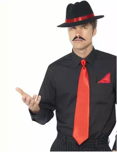 Rode gangster set voor volwassenen