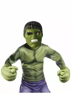 Kit masque et gants géants Hulk™ enfant