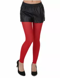 Rode legging voor volwassenen