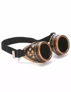 Koperachtige steampunk bril voor volwassenen