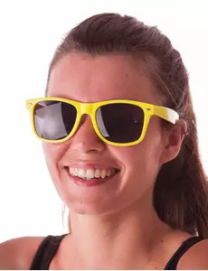 Lunettes blues fluo jaune adulte