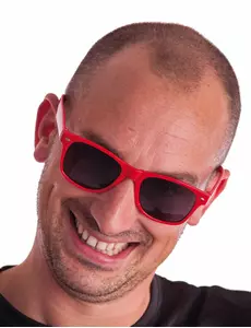 Lunettes blues rouge adulte