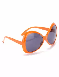 Lunettes disco adulte orange