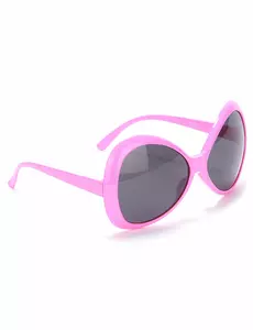 Lunettes disco adulte rose