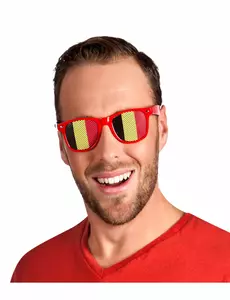 Bril België supporter volwassene