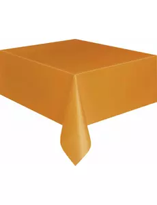 Nappe plastique orange 137 x 274 cm