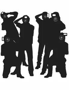 Paparazzi muurdecoratie