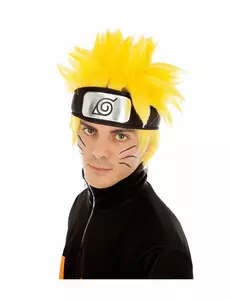 Gele Naruto Shippuden™ pruik voor volwassenen