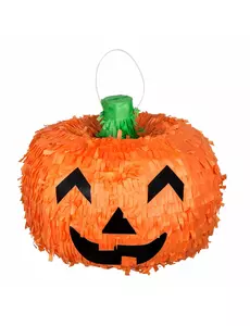 3D pompoenpiñata voor Halloween