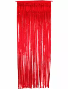Rideau scintillant rouge