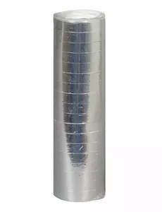 Rouleau de serpentins argentés 4 m