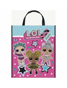 Sac cadeaux en plastique LOL Surprise™ 30 x 38 cm